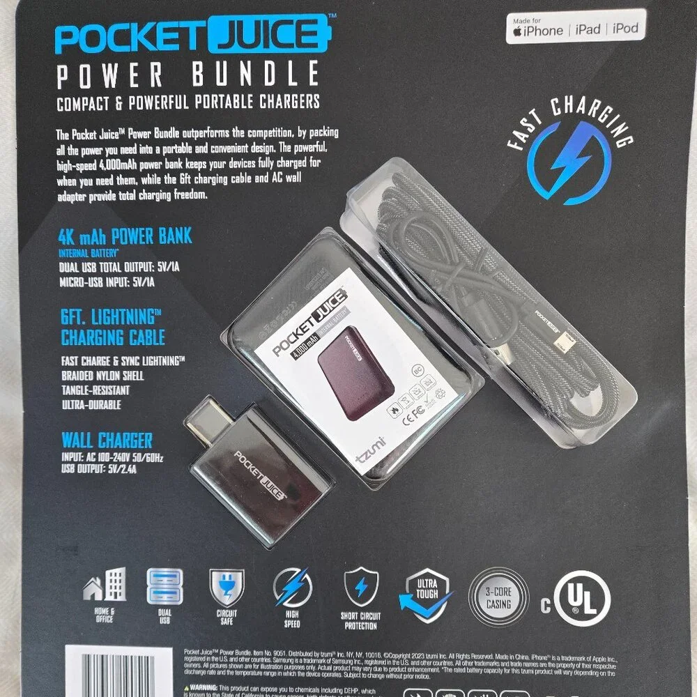 Pocket Juice Power Bundle NWT